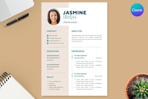 Download 14 Clean Resume CV - Canva - Premium Resources